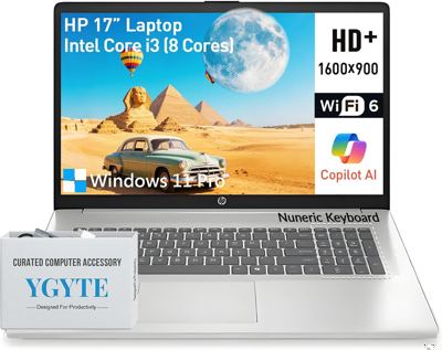 HP 17 inch laptop product photo